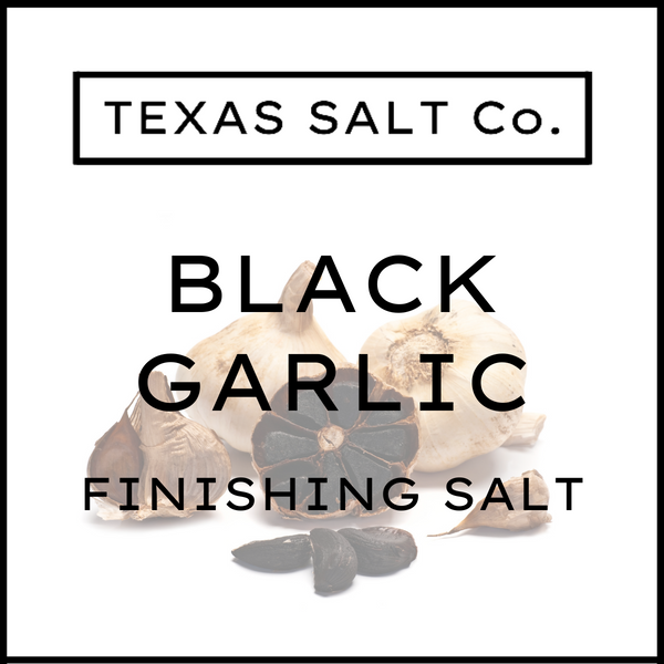 black garlic finishing salt
