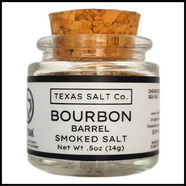 bourbon barrel smoked salt cork top