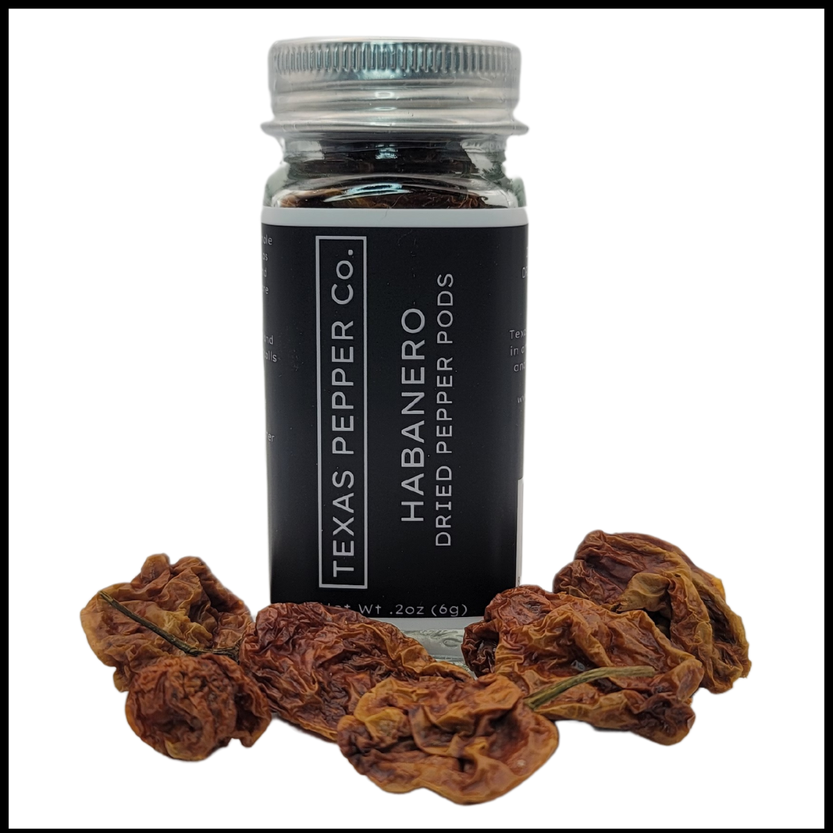habanero dried pepper pods