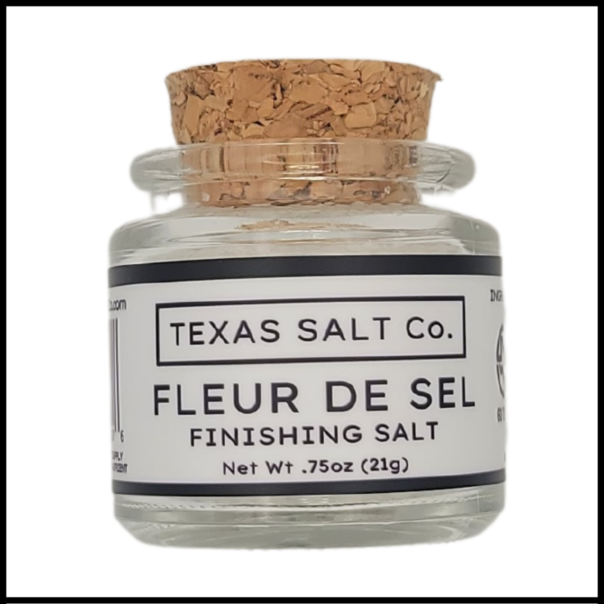 fleur de sel french salt cork top