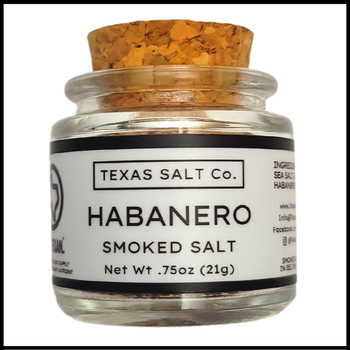 habanero smoked salt cork top