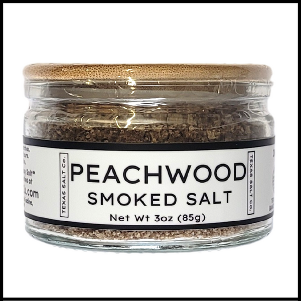 peachwood smoked salt easy pinch jar