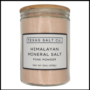 himalayan mineral salt - pink powder