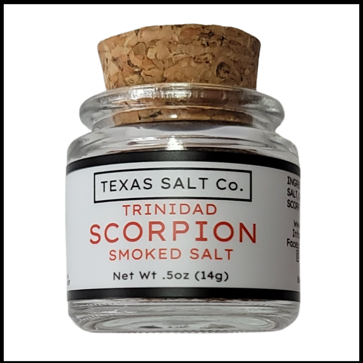 scorpion smoked salt cork top