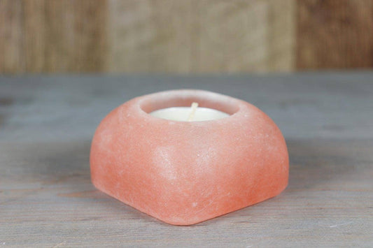 z- himalayan salt square shape tealight 2.5"