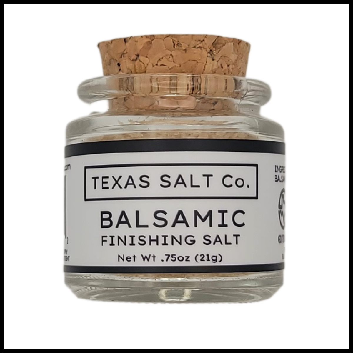 balsamic finishing salt cork top