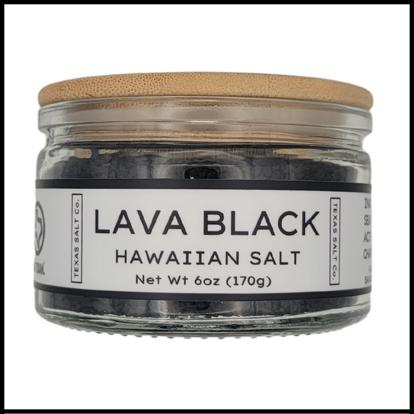 lava black hawaiian salt easy pinch jar