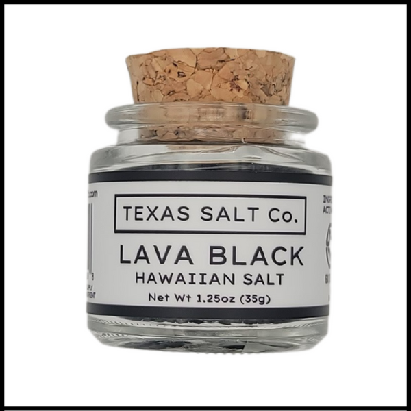 lava black hawaiian salt cork top