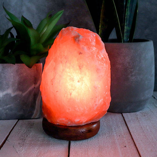 z-natural pink himalayan salt lamp - 3-5 lbs