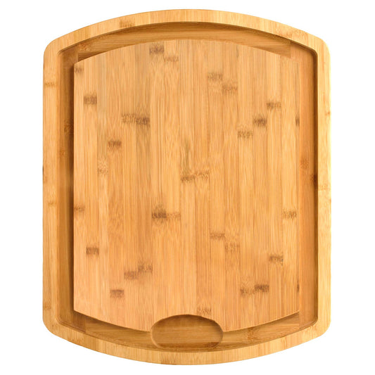 farmhouse carver, bamboo carving board with juice groove