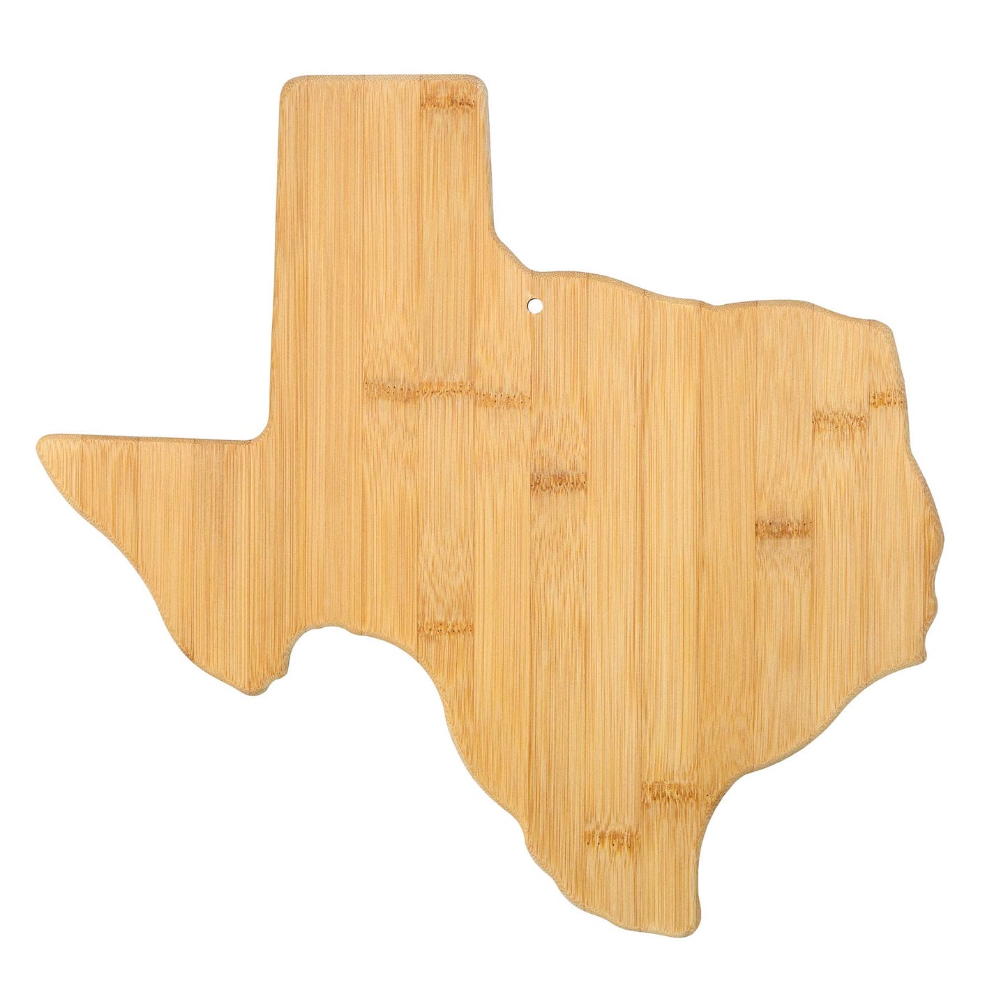 texas state-shaped bamboo serving & cutting board