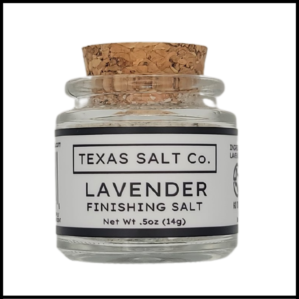 lavender finishing salt cork top